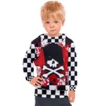 Emo Skull Kids  Hooded Pullover