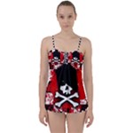 Emo Skull Babydoll Tankini Set