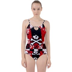 Cut Out Top Tankini Set 