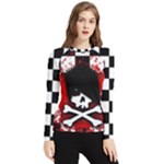 Emo Skull Women s Long Sleeve Rash Guard