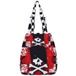 Emo Skull Center Zip Backpack