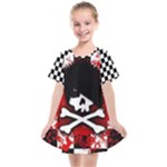 Emo Skull Kids  Smock Dress