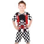 Emo Skull Kids  Tee and Shorts Set