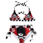 Emo Skull Kids  Classic Bikini Set