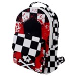 Emo Skull Flap Pocket Backpack (Small)