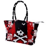 Emo Skull Canvas Shoulder Bag