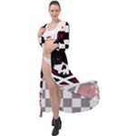 Emo Skull Maxi Chiffon Beach Wrap