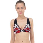 Emo Skull Classic Banded Bikini Top