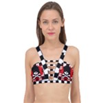 Emo Skull Cage Up Bikini Top