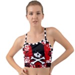 Emo Skull Mini Tank Bikini Top