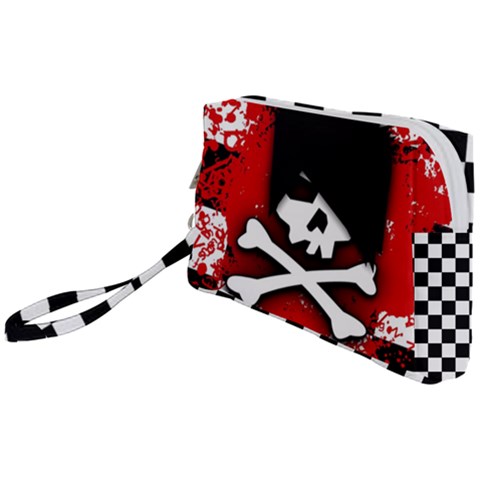 Emo Skull Wristlet Pouch Bag (Small) from ArtsNow.com