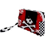 Emo Skull Wristlet Pouch Bag (Small)