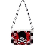 Emo Skull Double Gusset Crossbody Bag