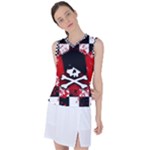 Emo Skull Women s Sleeveless Sports Top