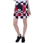 Emo Skull Tennis Skirt