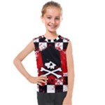 Emo Skull Kids  Mesh Tank Top