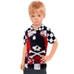 Emo Skull Kids  Polo Tee