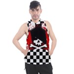 Emo Skull Men s Sleeveless Hoodie