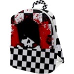 Emo Skull Zip Up Backpack