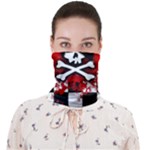 Emo Skull Face Covering Bandana (Adult)