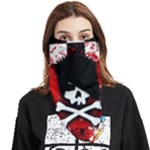 Emo Skull Face Covering Bandana (Triangle)