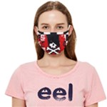 Emo Skull Cloth Face Mask (Adult)