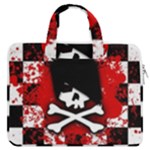 Emo Skull MacBook Pro Double Pocket Laptop Bag