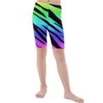 Rainbow Tiger Kids  Mid Length Swim Shorts