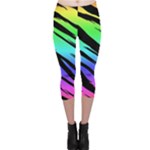 Rainbow Tiger Capri Leggings 
