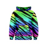 Rainbow Tiger Kids  Pullover Hoodie