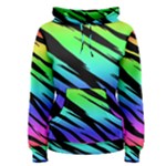 Rainbow Tiger Women s Pullover Hoodie