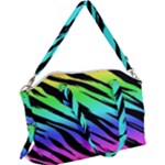 Rainbow Tiger Canvas Crossbody Bag