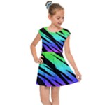 Rainbow Tiger Kids  Cap Sleeve Dress