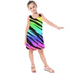 Rainbow Tiger Kids  Sleeveless Dress