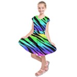 Rainbow Tiger Kids  Short Sleeve Dress