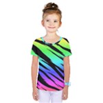Rainbow Tiger Kids  One Piece Tee