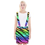 Rainbow Tiger Braces Suspender Skirt