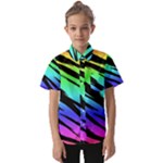 Rainbow Tiger Kids  Short Sleeve Shirt