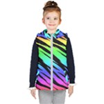 Rainbow Tiger Kids  Hooded Puffer Vest