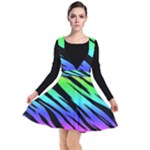 Rainbow Tiger Plunge Pinafore Dress