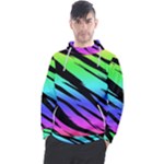 Rainbow Tiger Men s Pullover Hoodie
