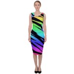 Rainbow Tiger Sleeveless Pencil Dress