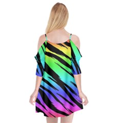 Cutout Spaghetti Strap Chiffon Dress 