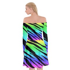 Off Shoulder Skater Dress 