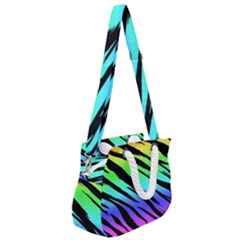Rope Handles Shoulder Strap Bag 