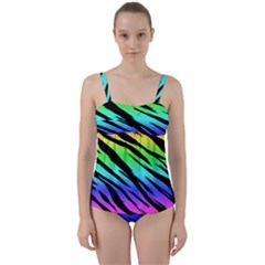 Twist Front Tankini Set 