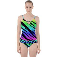 Cut Out Top Tankini Set 