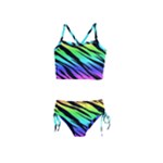 Rainbow Tiger Girls  Tankini Swimsuit