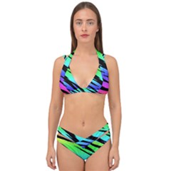 Double Strap Halter Bikini Set 