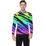 Rainbow Tiger Men s Long Sleeve Rash Guard